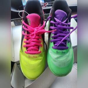 PUMA MB.02 x Rick and Morty 'Adventures', a collaboration between PUMA animated